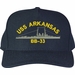 USS Arkansas BB-33 Custom Embroidered Cap