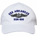 USS Arkansas SSN-800 with Dolphins Unstructured Dad Cap