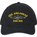 USS Arkansas SSN-800 with Dolphins Unstructured Dad Cap