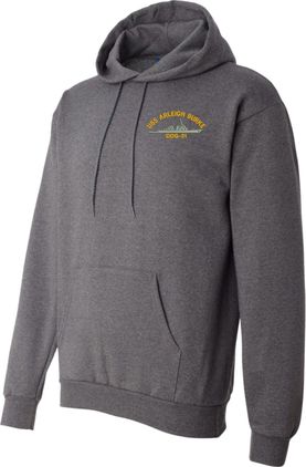 USS Arleigh Burke DDG-51 Charcoal Hoodie Large