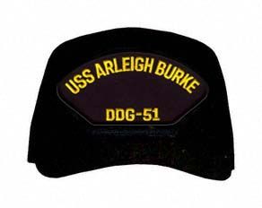 USS Arleigh Burke DDG-51 (Letters Only) Ship Cap
