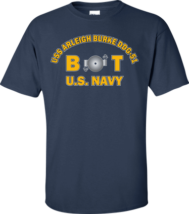 USS ARLEIGH BURKE DDG-51 Rate BT Boiler Technician T-Shirt