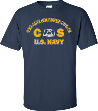 USS ARLEIGH BURKE DDG-51 Rate CS Culinary Specialist T-Shirt
