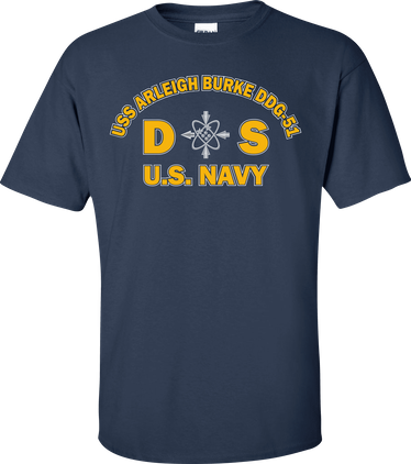 USS ARLEIGH BURKE DDG-51 Rate DS Data Systems Technician T-Shirt