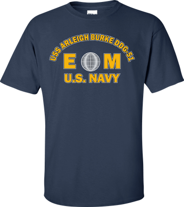 USS ARLEIGH BURKE DDG-51 Rate EM Electricians Mate T-Shirt