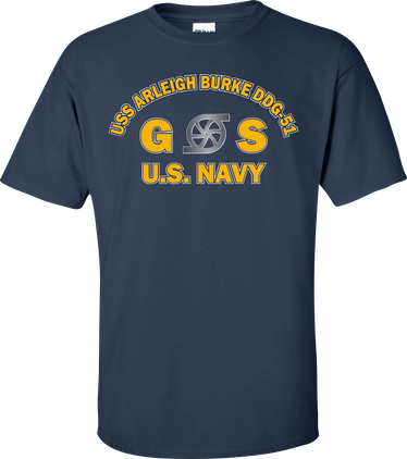 USS ARLEIGH BURKE DDG-51 Rate GS Gas Turbine System Technician T-Shirt