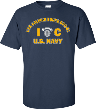 USS ARLEIGH BURKE DDG-51 Rate IC Interior Communications Electrician T-Shirt