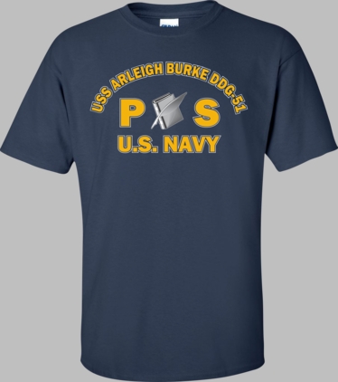 USS ARLEIGH BURKE DDG-51 Rate PS Personnelman T-Shirt