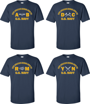 USS ARLEIGH BURKE DDG-51 Rates Apparel