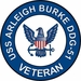 USS Arleigh Burke DDG-51 Veteran Decal Sticker