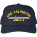 USS Arlington AGMR-2 Custom Embroidered Cap