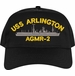 USS Arlington AGMR-2 Custom Embroidered Cap