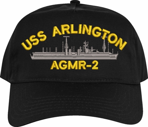 USS Arlington AGMR-2 Custom Embroidered Cap