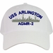 USS Arlington AGMR-2 Custom Embroidered Cap
