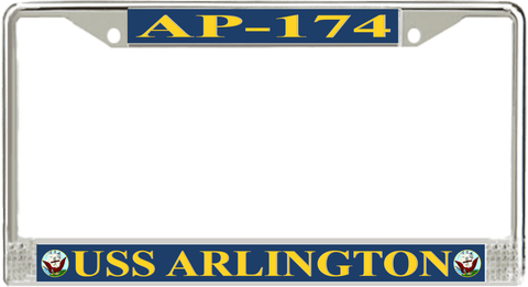 USS Arlington AP-174 License Plate Frame