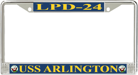USS Arlington LPD-24 License Plate Frame