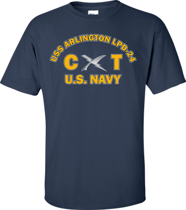 USS ARLINGTON LPD-24 Rate CT Cryptologic Technician T-Shirt