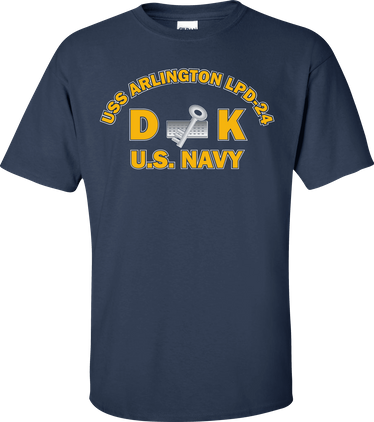 USS ARLINGTON LPD-24 Rate DK Disbursing Clerk T-Shirt