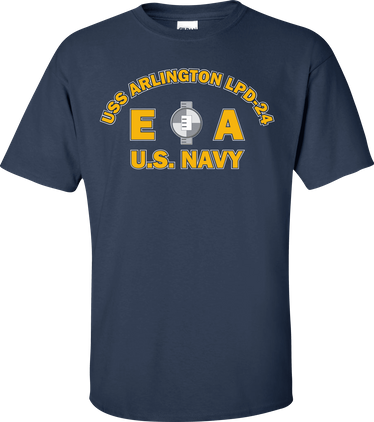 USS ARLINGTON LPD-24 Rate EA Engineering Aide T-Shirt