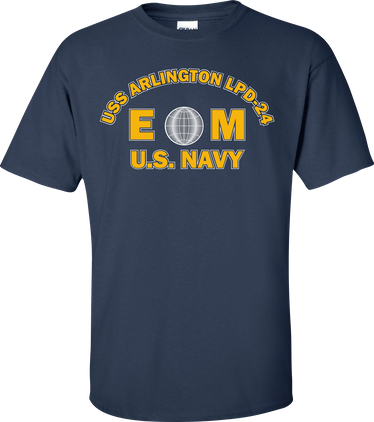 USS ARLINGTON LPD-24 Rate EM Electricians Mate T-Shirt