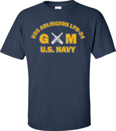 USS ARLINGTON LPD-24 Rate GM Gunners Mate T-Shirt
