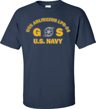 USS ARLINGTON LPD-24 Rate GS Gas Turbine System Technician T-Shirt