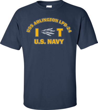 USS ARLINGTON LPD-24 Rate IT Information Systems Technician T-Shirt