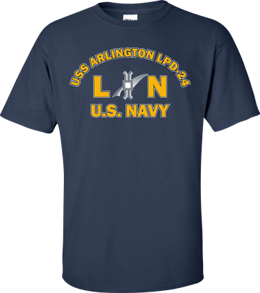 USS ARLINGTON LPD-24 Rate LN Legalman T-Shirt