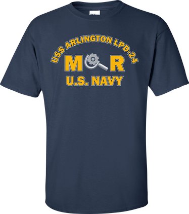 USS ARLINGTON LPD-24 Rate MR Machinery Repairman T-Shirt