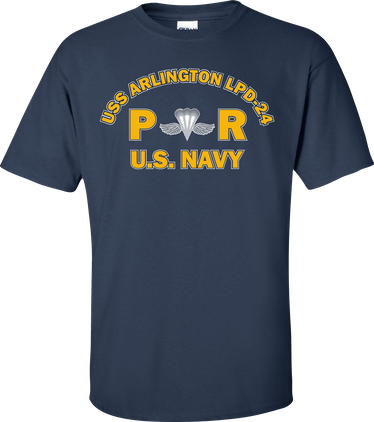 USS ARLINGTON LPD-24 Rate PR Aircrew Survival Equipmentman T-Shirt