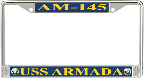 USS Armada AM-145 License Plate Frame