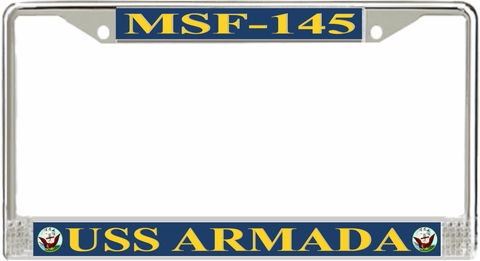 USS Armada MSF-145 License Plate Frame
