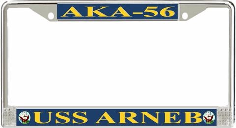 USS Arneb AKA-56 License Plate Frame