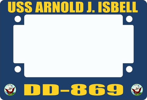 USS Arnold J. Isbell DD-869 Motorcycle Frame