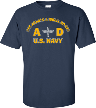 USS ARNOLD J. ISBELL DD-869 Rate AD Aviation Machinist Mate T-Shirt