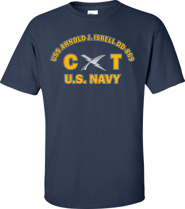 USS ARNOLD J. ISBELL DD-869 Rate CT Cryptologic Technician T-Shirt