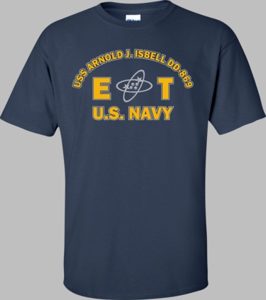 USS ARNOLD J. ISBELL DD-869 Rate ET Electronics Technician T-Shirt