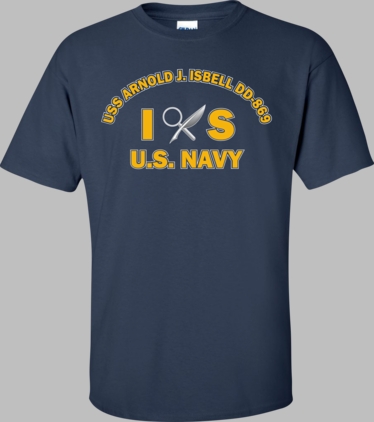 USS ARNOLD J. ISBELL DD-869 Rate IS Intelligence Specialist T-Shirt