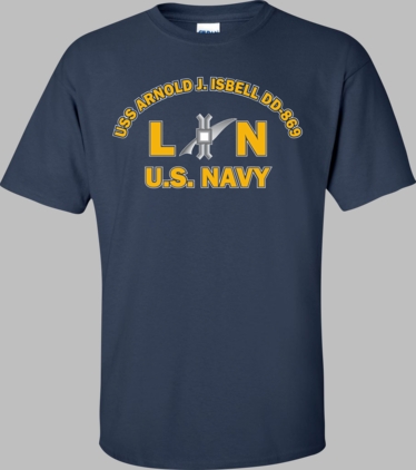 USS ARNOLD J. ISBELL DD-869 Rate LN Legalman T-Shirt