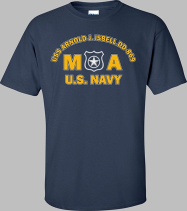 USS ARNOLD J. ISBELL DD-869 Rate MA Master At Arms T-Shirt