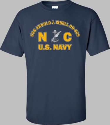 USS ARNOLD J. ISBELL DD-869 Rate NC Counselor T-Shirt