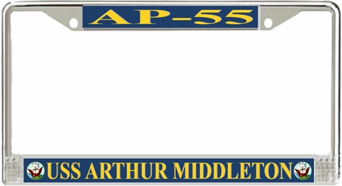 USS Arthur Middleton AP-55 License Plate Frame