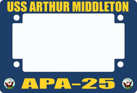 USS Arthur Middleton APA-25 Motorcycle Frame