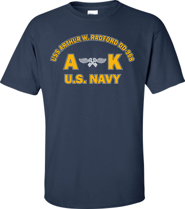 USS ARTHUR W. RADFORD DD-968 Rate AK Aviation Storekeeper T-Shirt