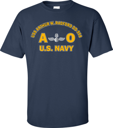 USS ARTHUR W. RADFORD DD-968 Rate AO Aviation Ordnanceman T-Shirt