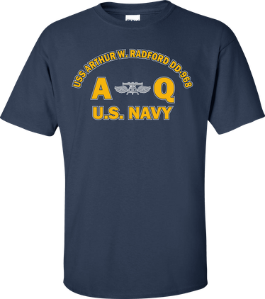 USS ARTHUR W. RADFORD DD-968 Rate AQ Aviation Fire Control Technician T-Shirt