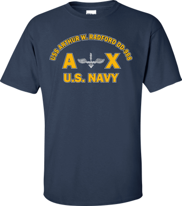USS ARTHUR W. RADFORD DD-968 Rate AX Antisubmarine Warfare Technician T-Shirt