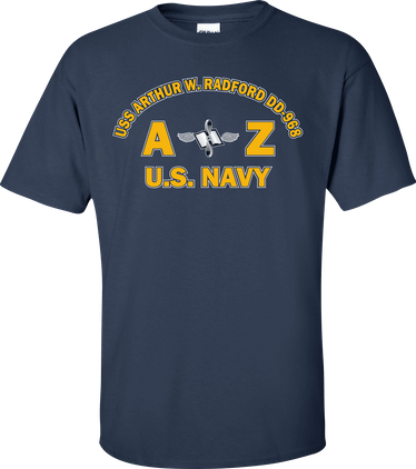 USS ARTHUR W. RADFORD DD-968 Rate AZ Aviation Maintenance Administrationman T-Shirt