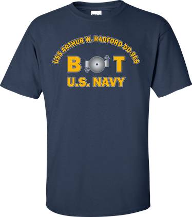 USS ARTHUR W. RADFORD DD-968 Rate BT Boiler Technician T-Shirt