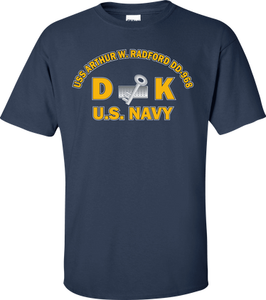 USS ARTHUR W. RADFORD DD-968 Rate DK Disbursing Clerk T-Shirt
